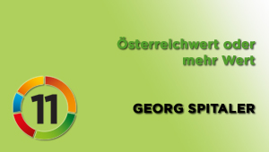 Österreichwert oder mehr Wert, Dr. Georg Spitaler, Intitut für Politikwissenschaft, Universität Wien