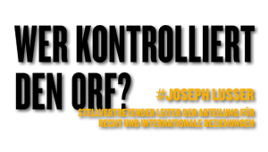Wer kontrolliert den ORF?, #Josef Lusser, stellvertretender Leiter der Abteilung für Recht und internationale Beziehungen