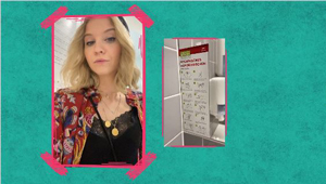 #backstage bei der ORF 1 Freistunde, mit Irina Oberguggenberger
